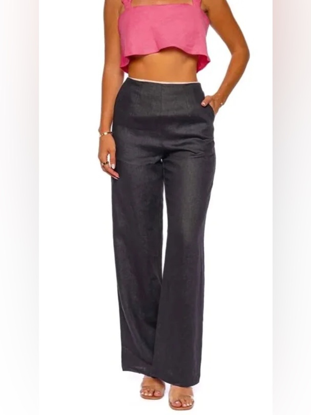 Hevron Yara Linen Pant - Picture 2 of 4